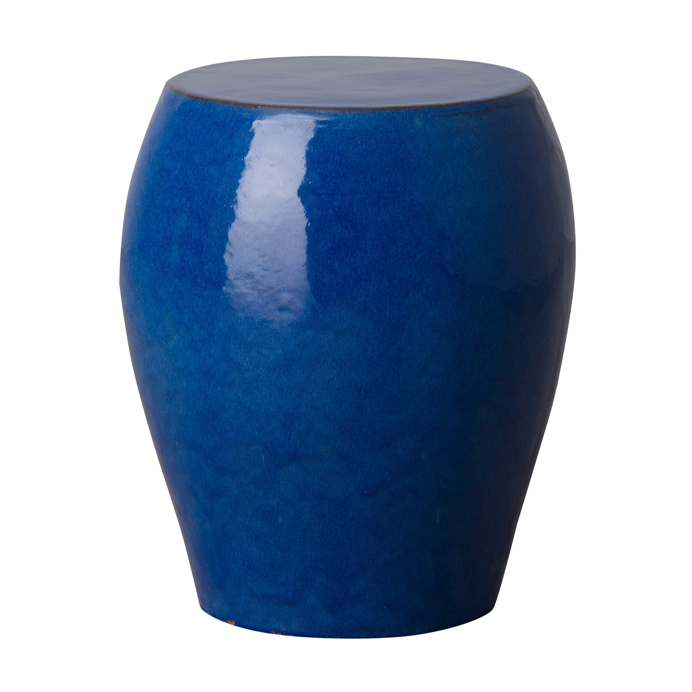 Seiji Garden Stool/Table with a Blue Glaze