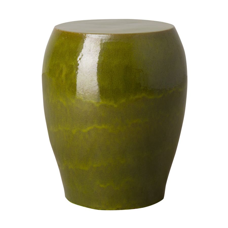 Seiji Garden Stool/Table with a Green Glaze