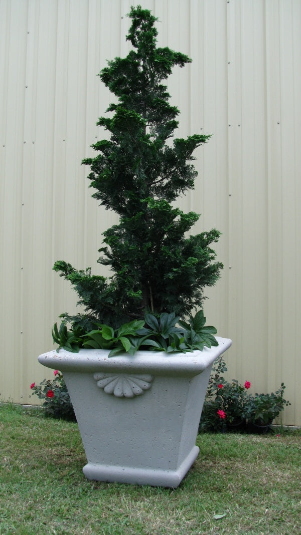Square Fairfield Giant Fine Cast Planter