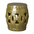 Eternity Garden Stool/Table with a Tea Green Glaze
