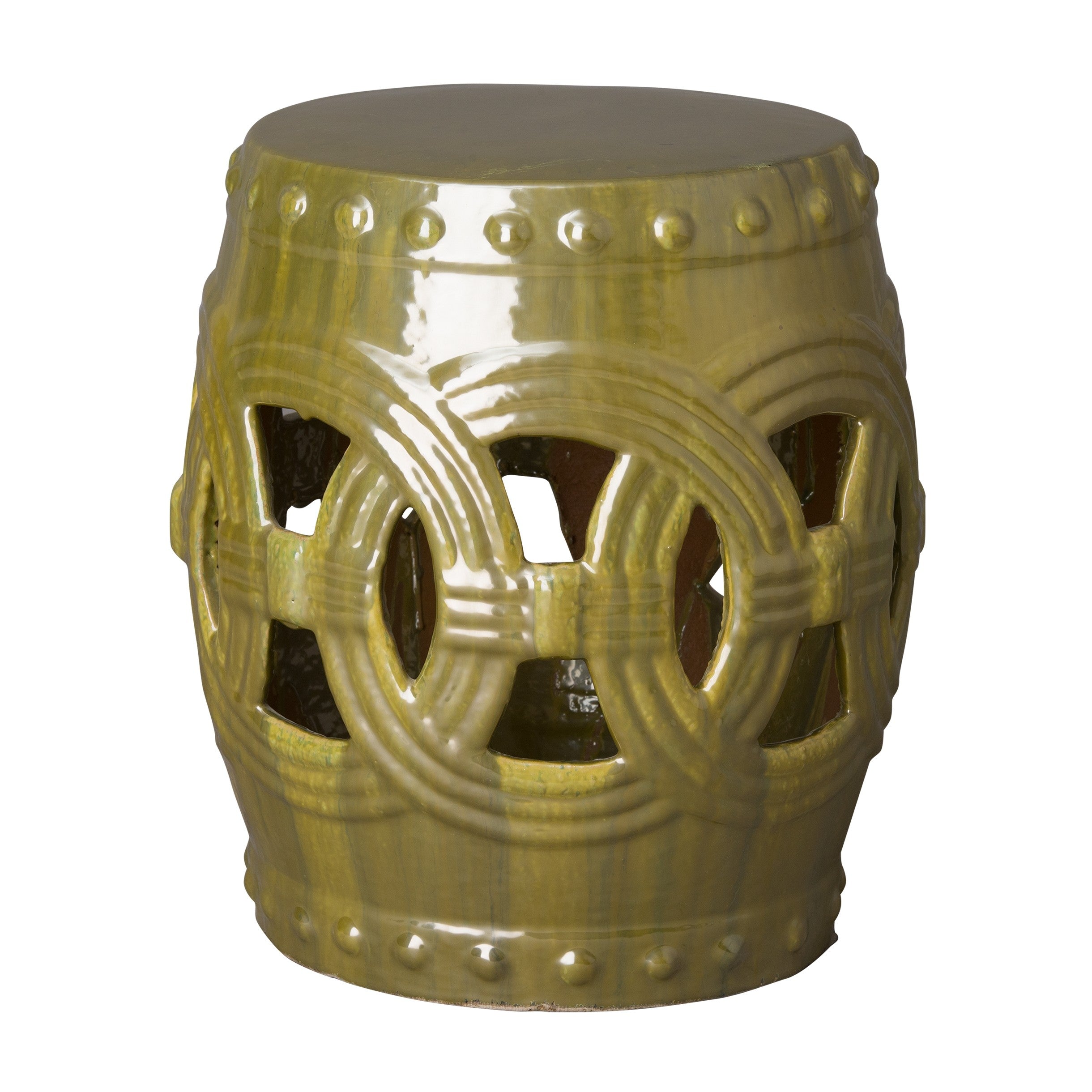 Eternity Garden Stool/Table with a Tea Green Glaze