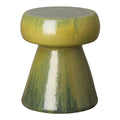Portabello Garden Stool/Table with a Tea Green Glaze