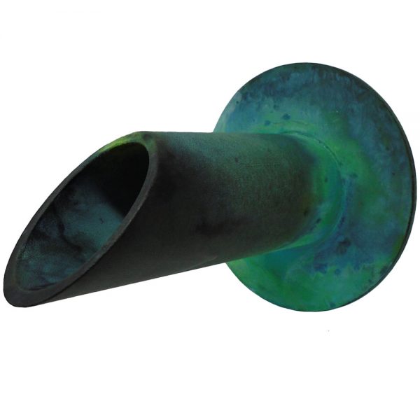 Deco Wall Scupper w/ Round Backplate - 1.5"