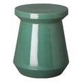 Vic Garden Stool/Table with a Teal Glaze