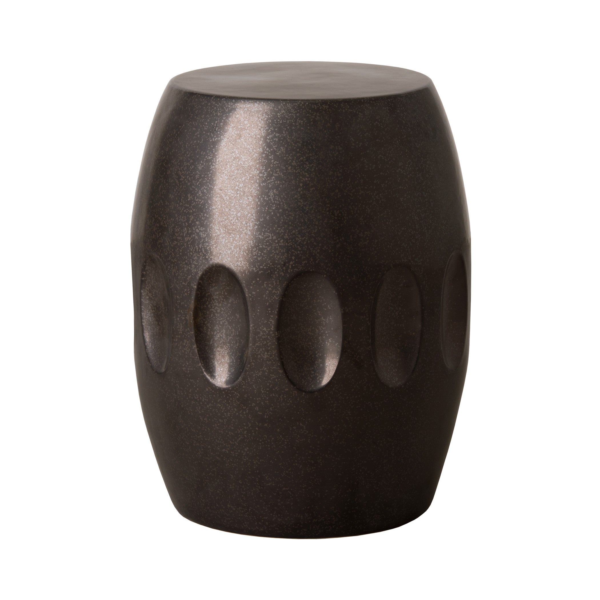 Orion Garden Stool/Table with a Gunmetal Glaze