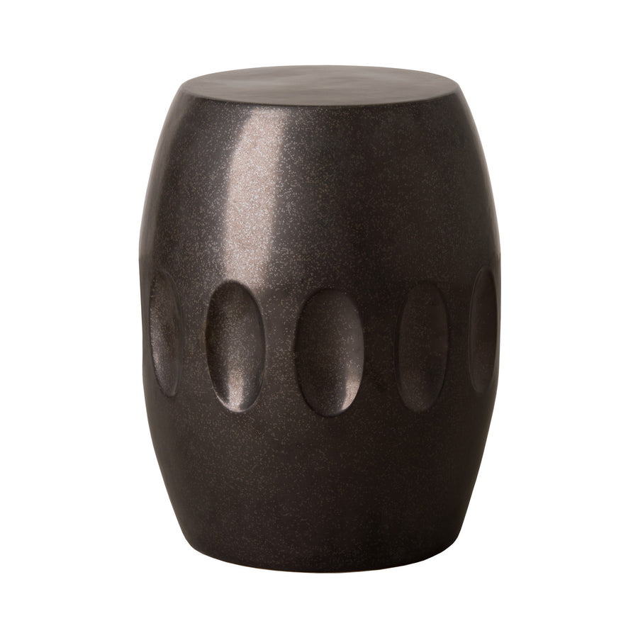 Orion Garden Stool/Table with a Gunmetal Glaze