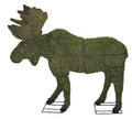 60 Inch Mossed Moose Garden Topiary Frame