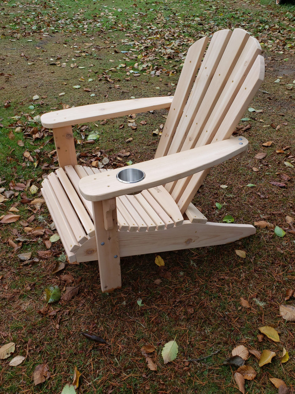 Unfinished Classic Chair w/ Cupholder