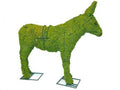 18 Inch Mossed Donkey Garden Topiary Frame