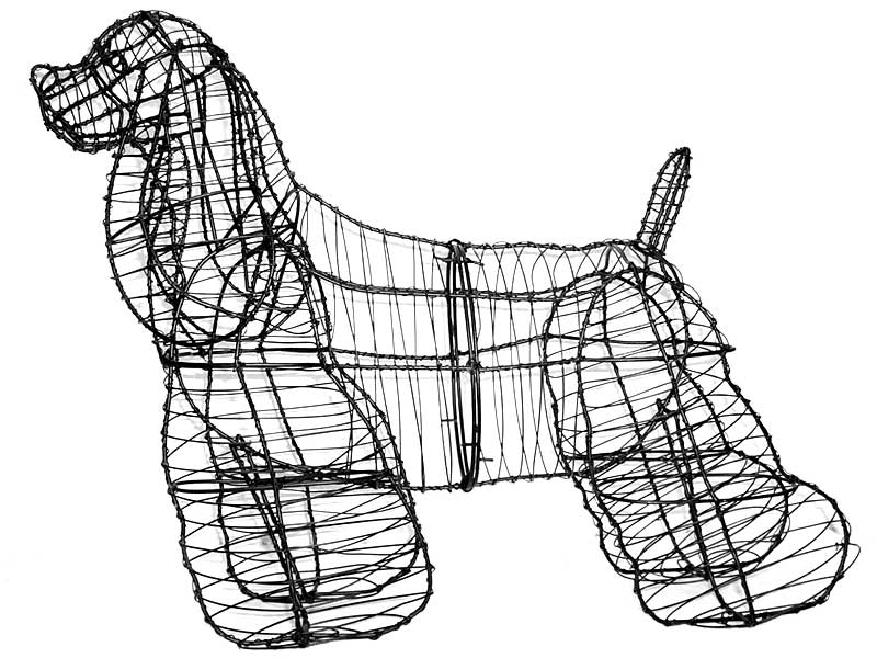 21 Inch Cocker Spaniel Garden Topiary Frame