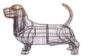 21 Inch Basset Hound Garden Topiary Frame