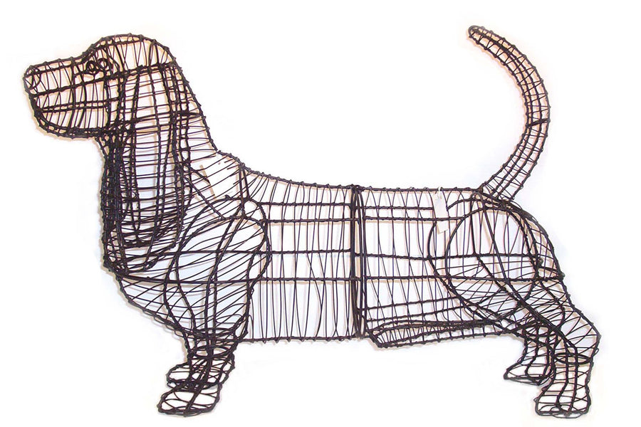21 Inch Basset Hound Garden Topiary Frame
