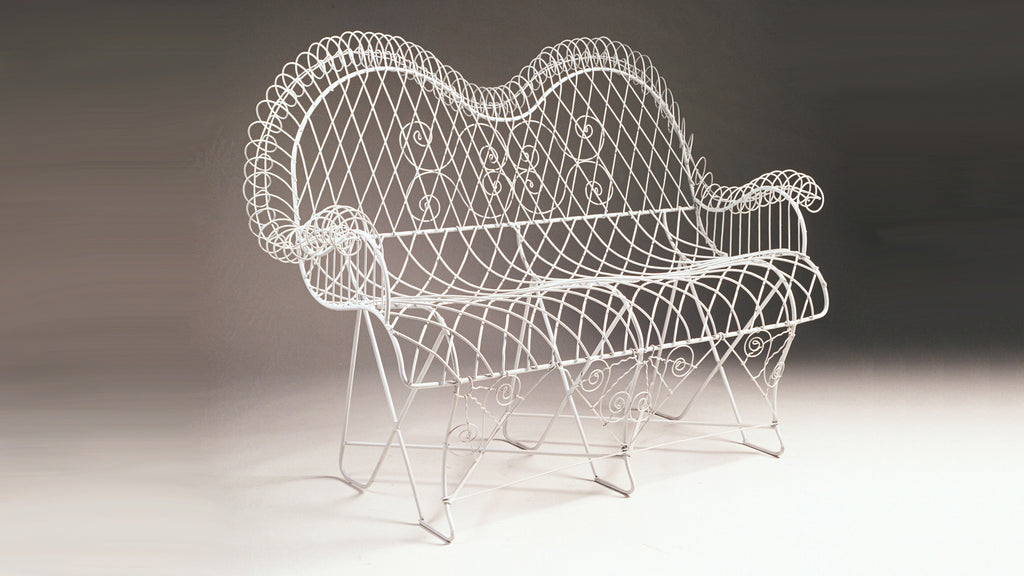 French Wire Settee