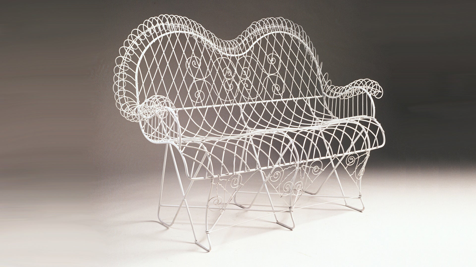 French Wire Settee