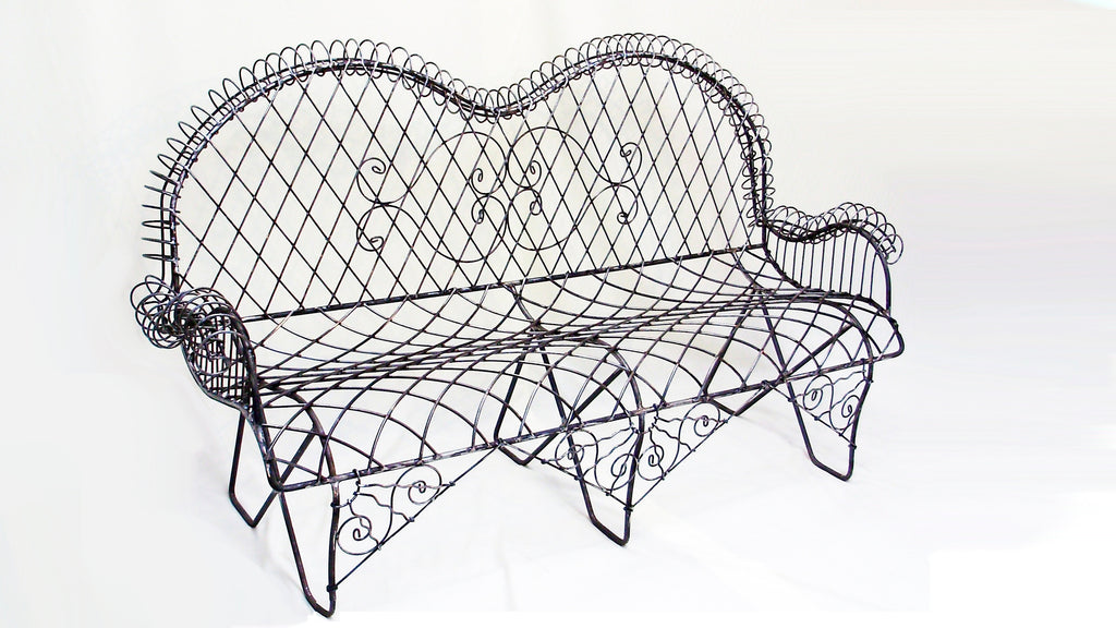 French Wire Settee