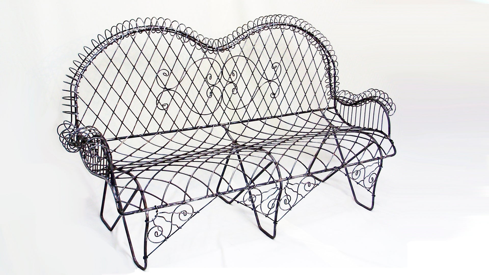 French Wire Settee