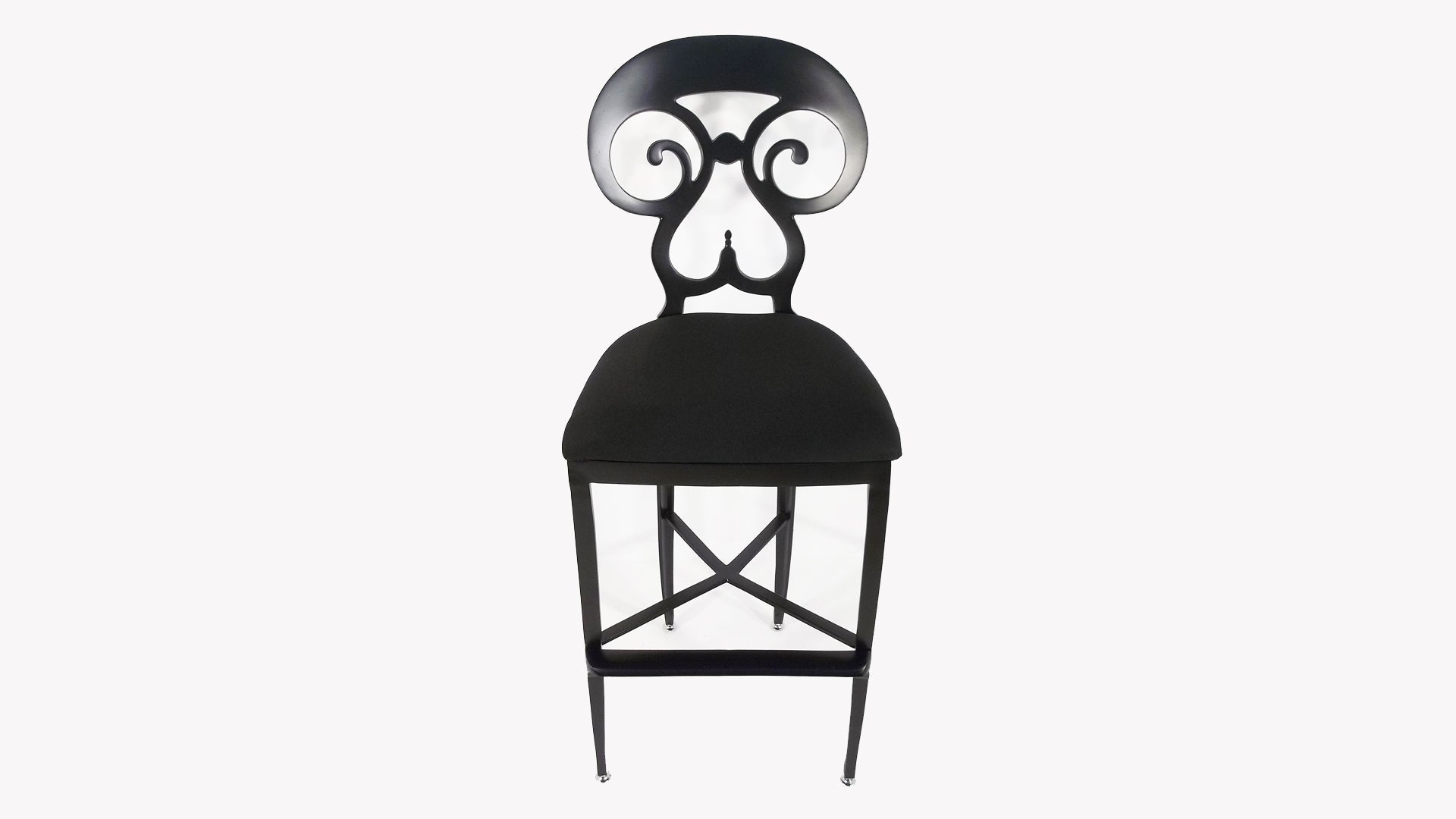 Biedermeier Counter Stool - Black
