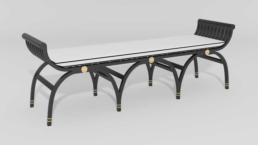 Centurion Curule Backless Bench