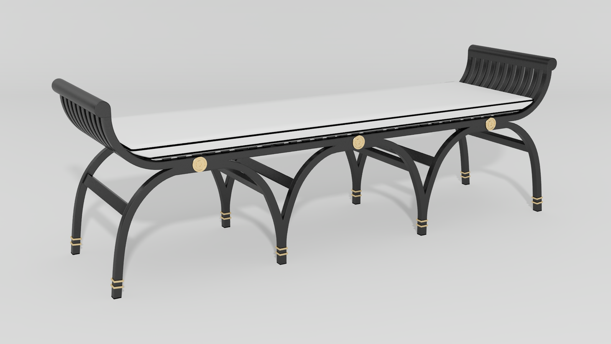 Centurion Curule Backless Bench