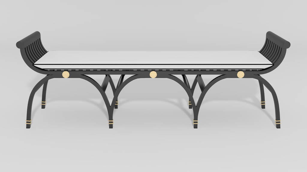 Centurion Curule Backless Bench