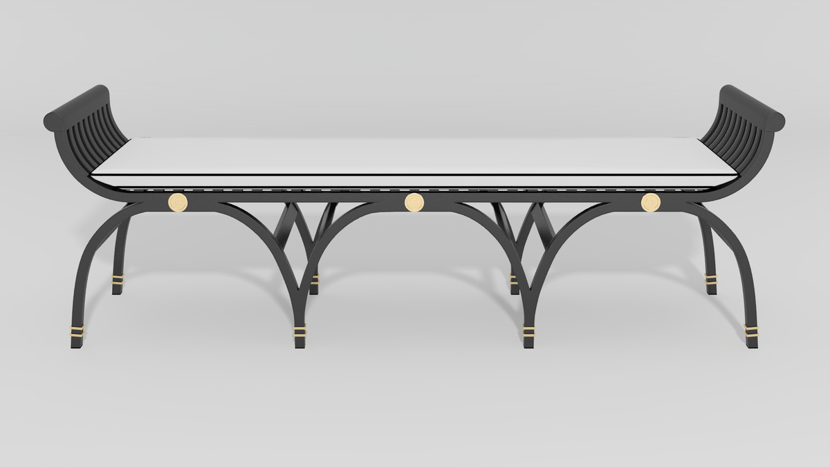 Centurion Curule Backless Bench