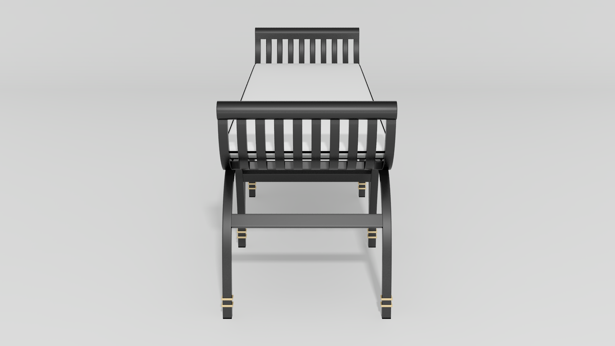 Centurion Curule Backless Bench