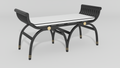 Centurion Curule Backless Settee