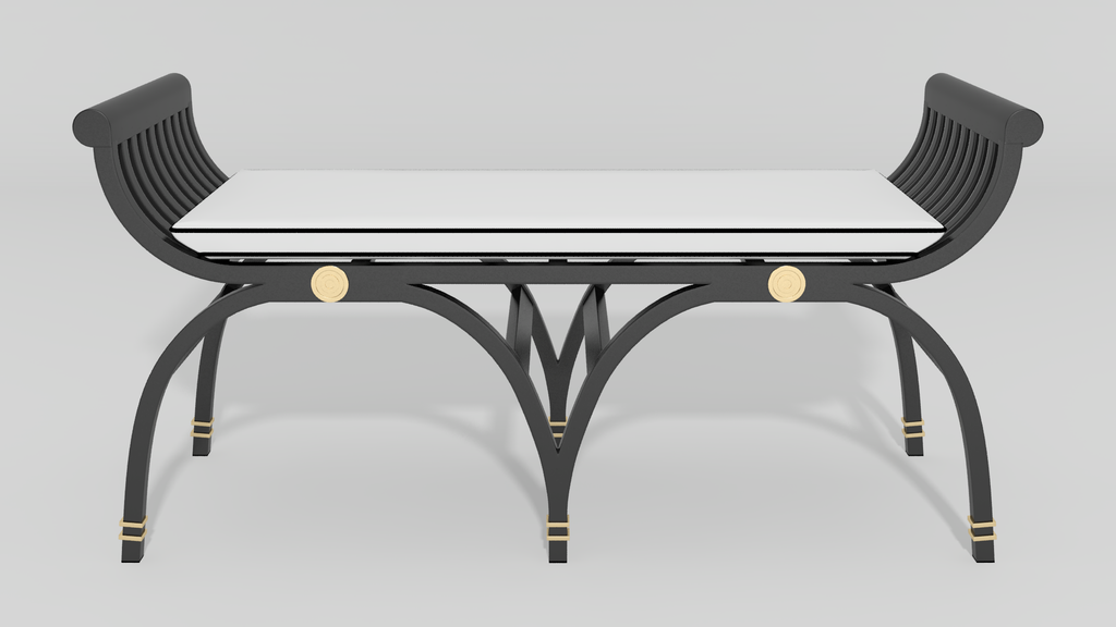 Centurion Curule Backless Settee