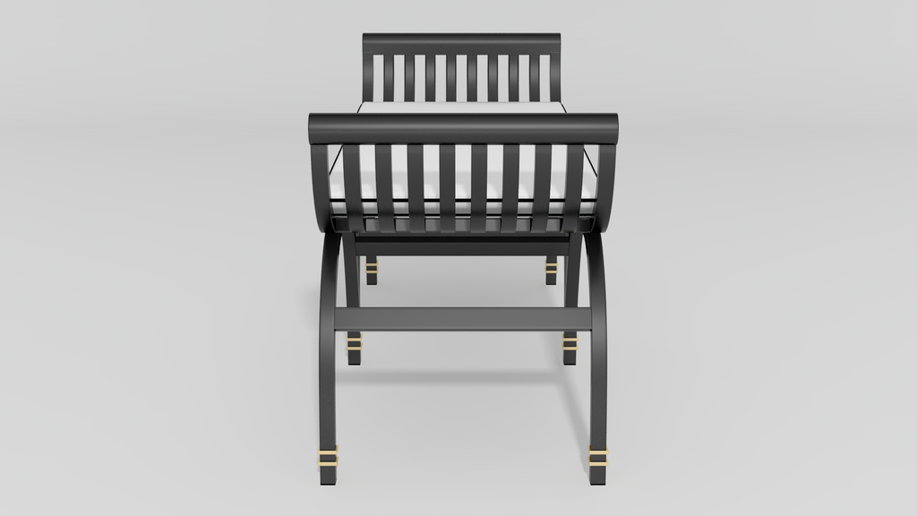 Centurion Curule Backless Settee