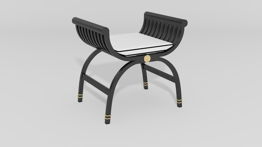 Centurion Curule Backless Chair