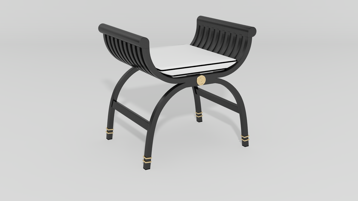 Centurion Curule Backless Chair