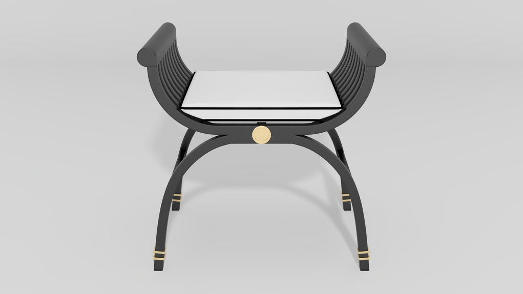Centurion Curule Backless Chair