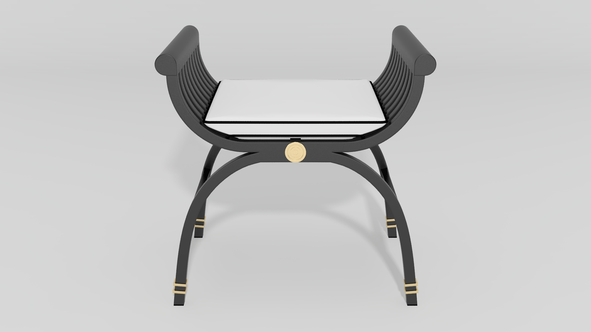 Centurion Curule Backless Chair