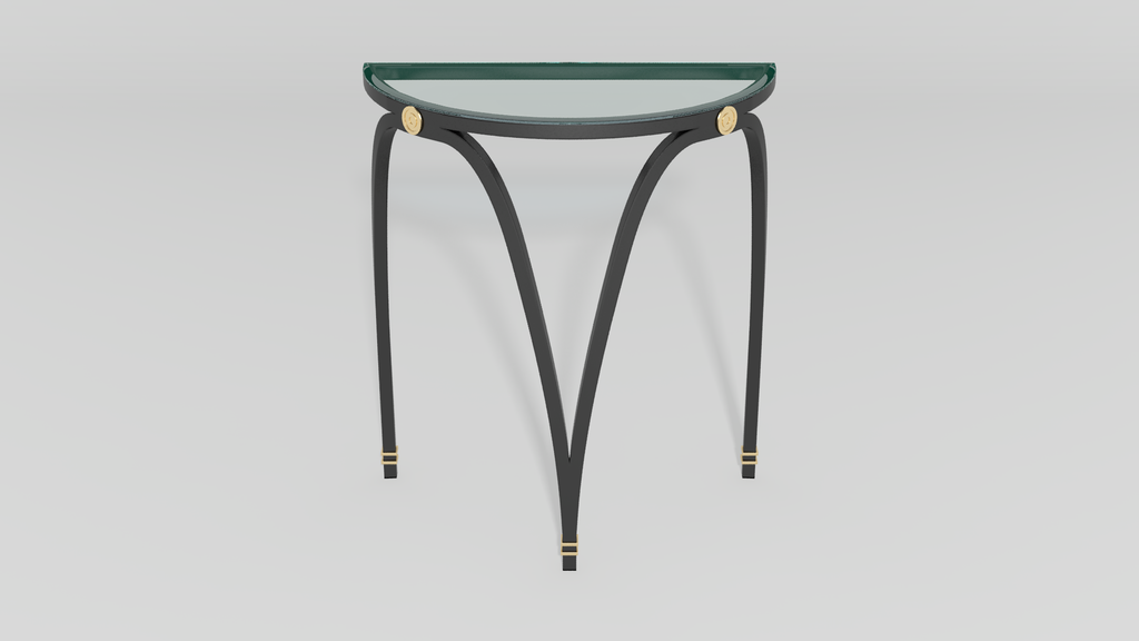 Centurion Curule Demilune Console Base