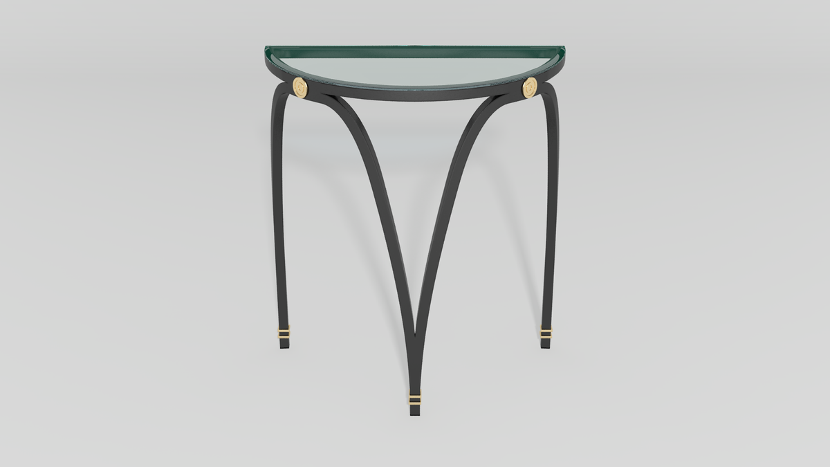 Centurion Curule Demilune Console Base