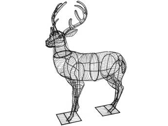 52 Inch Deer Garden Topiary Frame