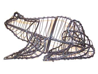 6 Inch Frog Garden Topiary Frame