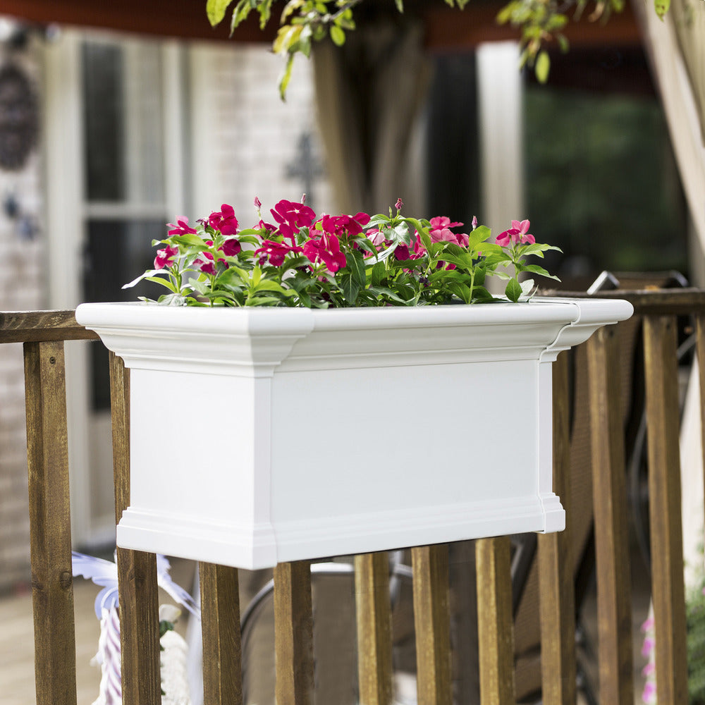 Yorkshire 2FT Window Box - White