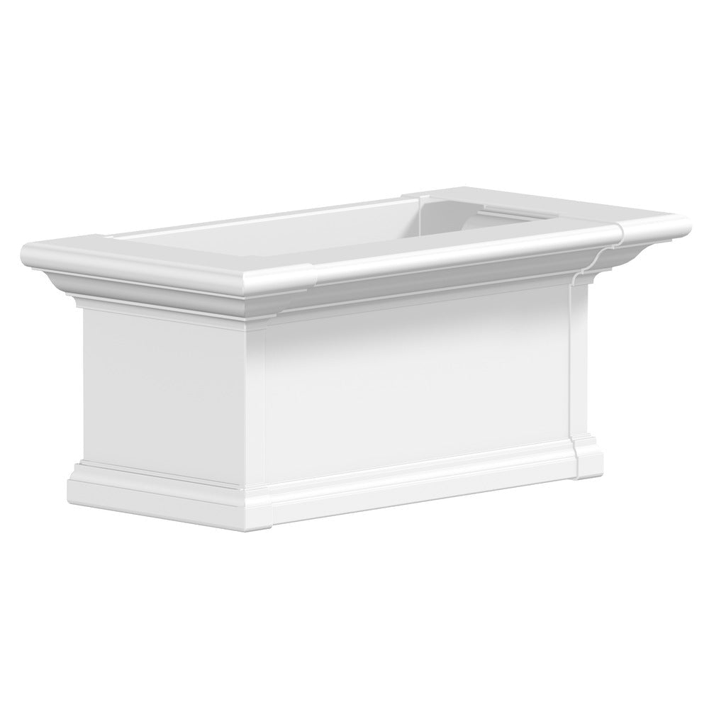 Yorkshire 2FT Window Box - White