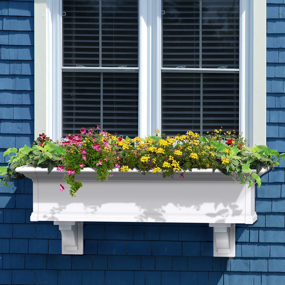 Yorkshire 4FT Window Box - White