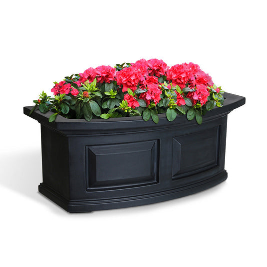 Nantucket 2FT Window Box - Black