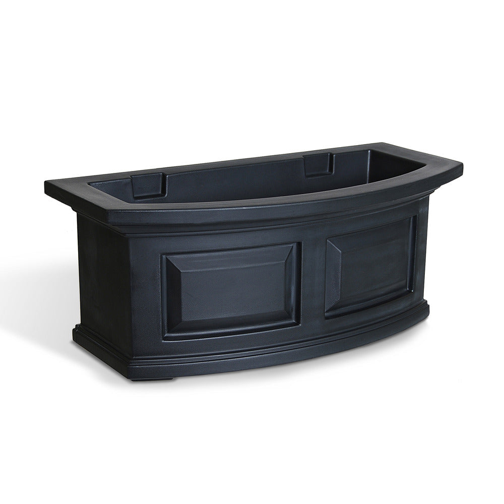 Nantucket 2FT Window Box - Black