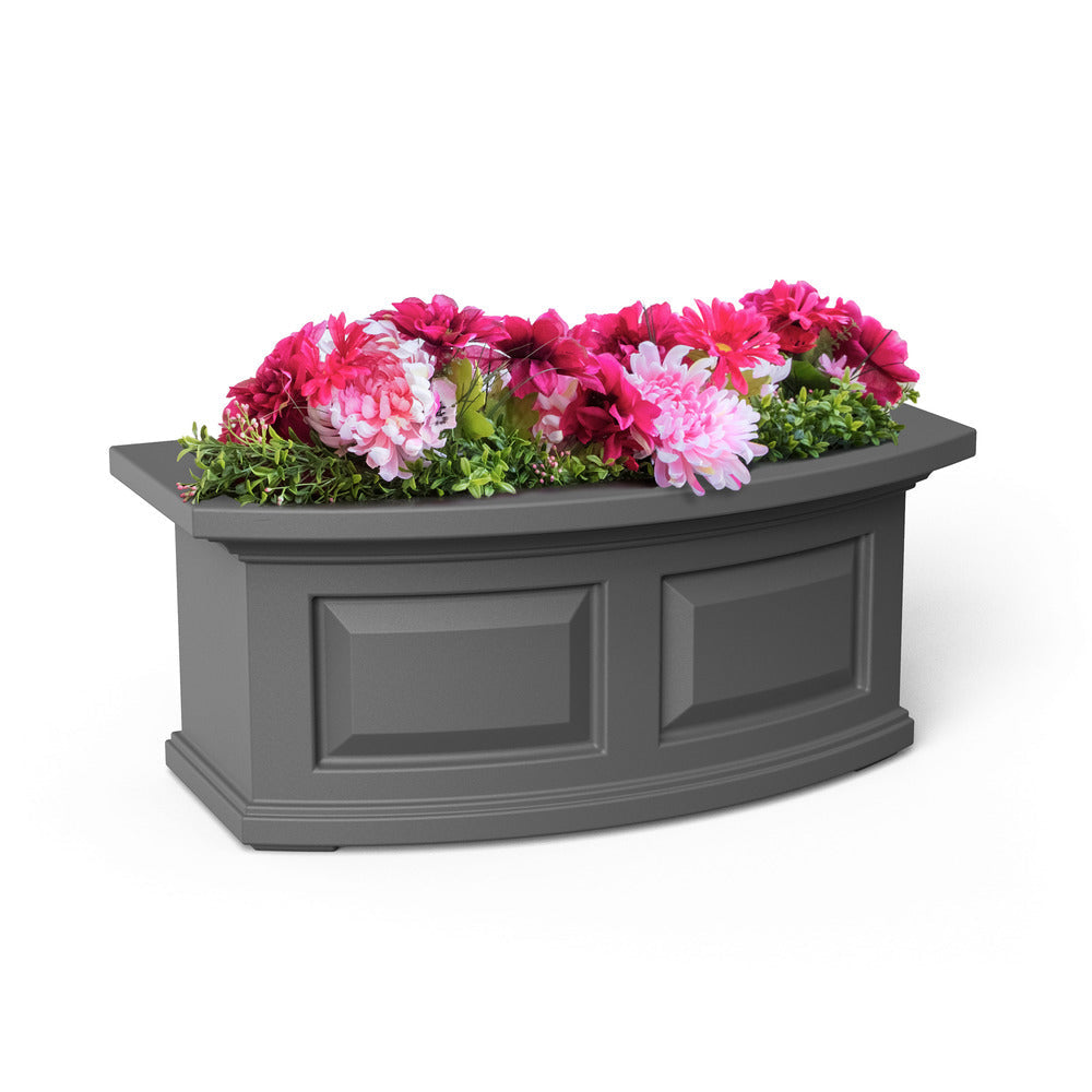 Nantucket 2FT Window Box - Graphite Grey