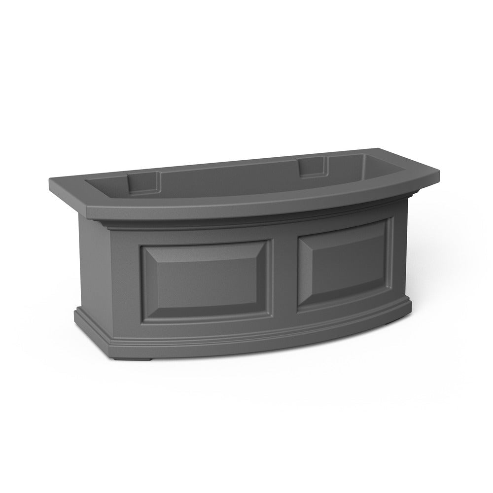 Nantucket 2FT Window Box - Graphite Grey