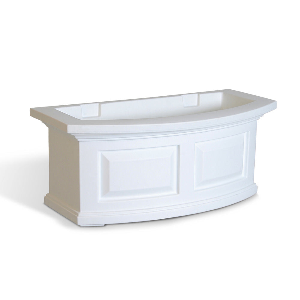 Nantucket 2FT Window Box - White