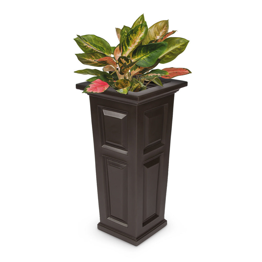 Nantucket 32" Tall Planter - Espresso