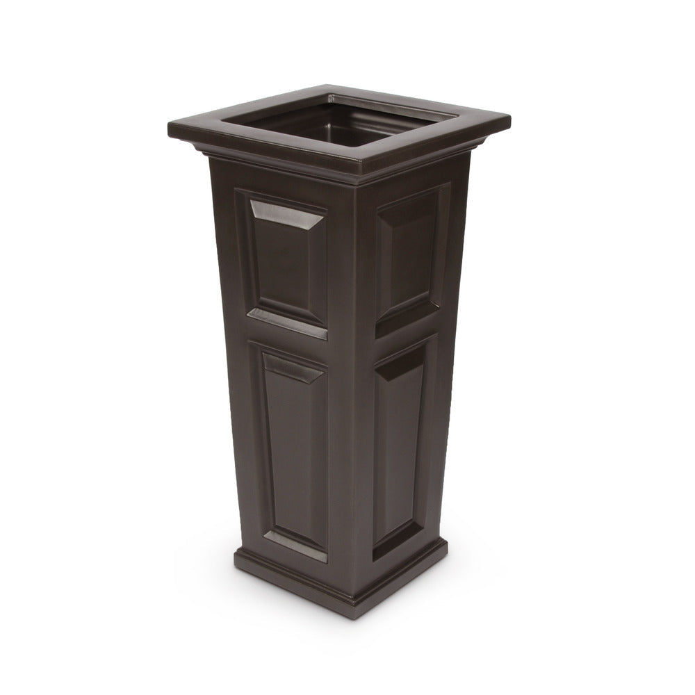 Nantucket 32" Tall Planter - Espresso