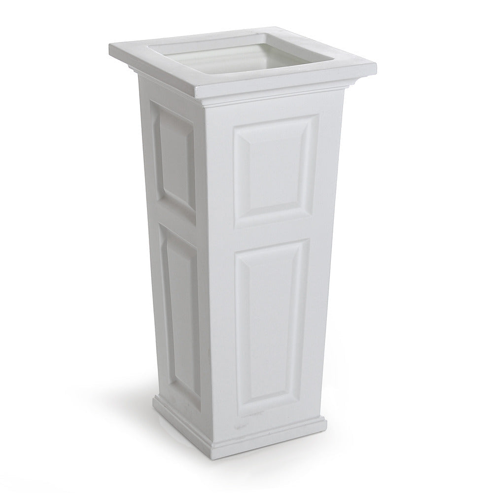 Nantucket 32" Tall Planter - White
