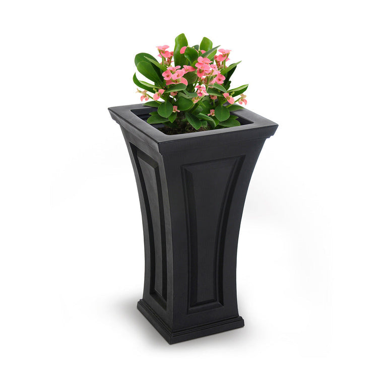 Cambridge 28" Tall Planter - Black