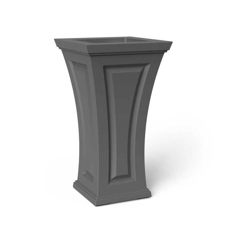 Cambridge 28" Tall Planter - Graphite Grey
